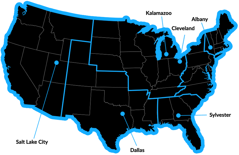 Distributions Map